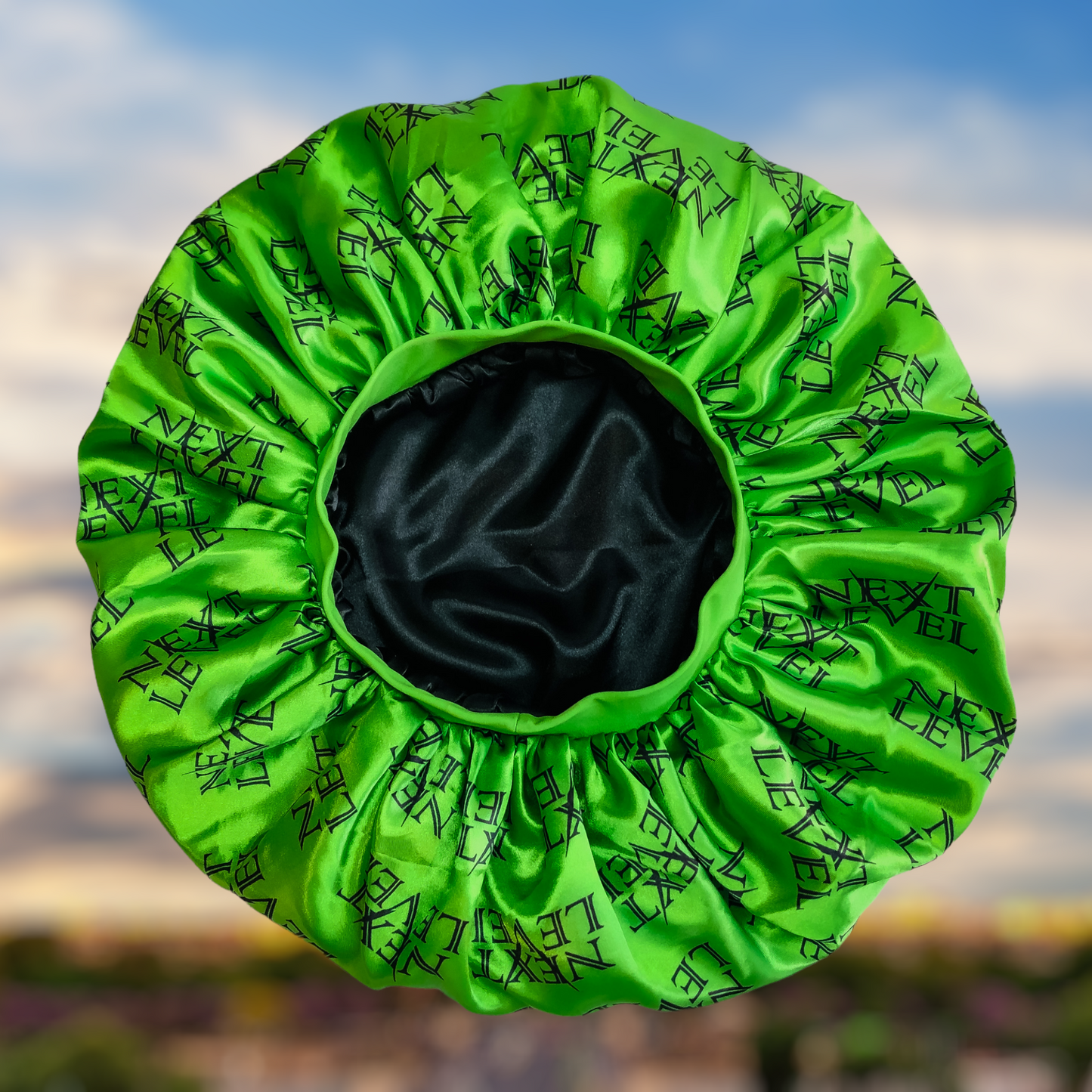 Slime Green Bonnet (Double Layer)